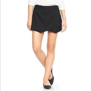 GAP | Linen Wrap Skort Black